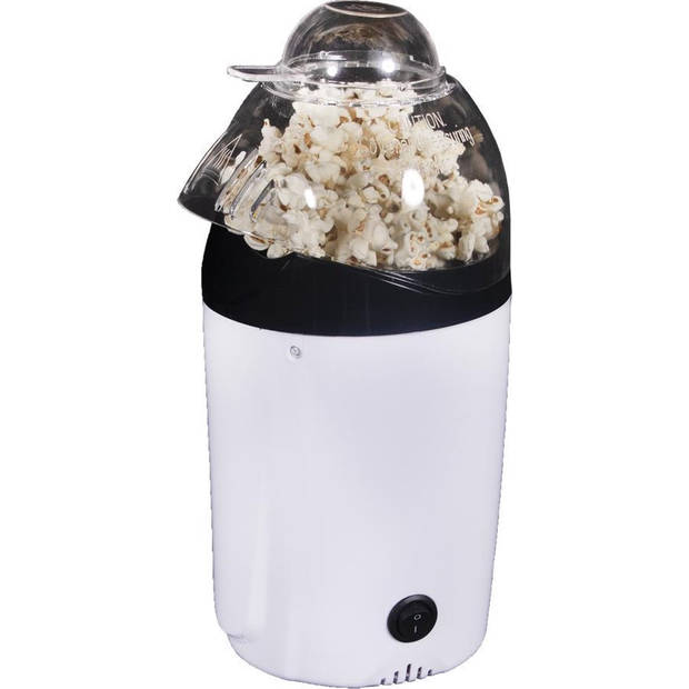 Esperanza Hetelucht popcornmaker - Popcornmachine - Zonder olie - 1200W - Wit
