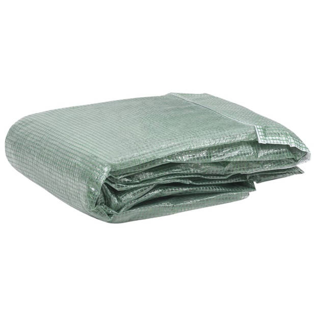 vidaXL Kashoes vervangend (4 m²) 200x200x200 cm groen