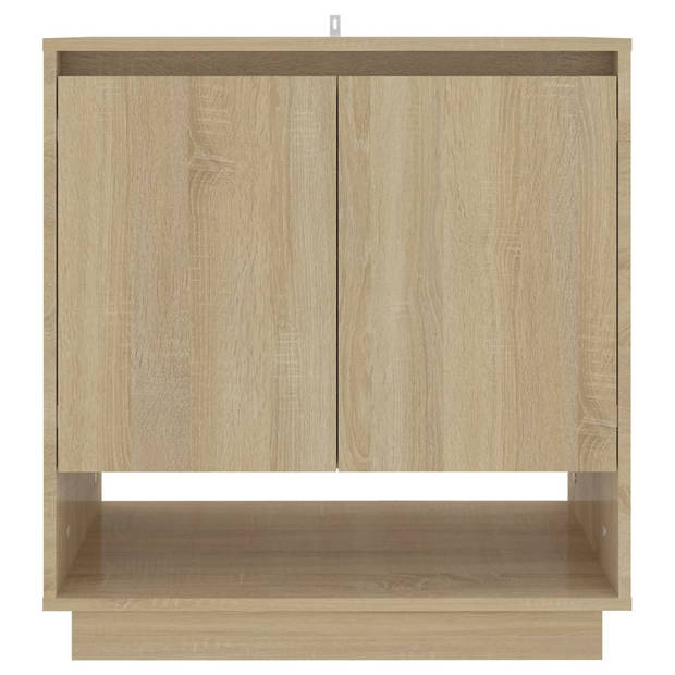 The Living Store Dressoir - Sonoma eiken - 70 x 41 x 75 cm - Minimalistisch design