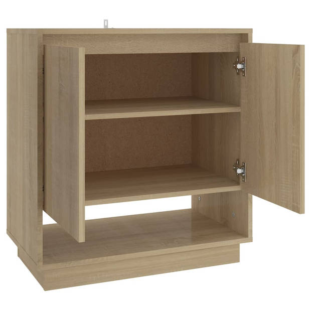 The Living Store Dressoir - Sonoma eiken - 70 x 41 x 75 cm - Minimalistisch design