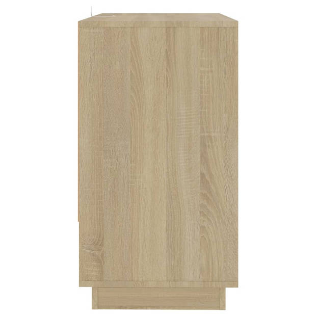 vidaXL Dressoir 70x41x75 cm bewerkt hout sonoma eikenkleurig