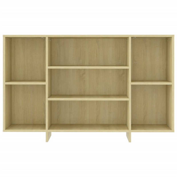 vidaXL Dressoir 120x30x75 cm bewerkt hout sonoma eikenkleurig