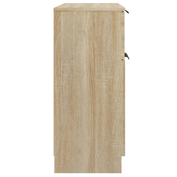 vidaXL Dressoir 60x30x70 cm bewerkt hout sonoma eikenkleurig