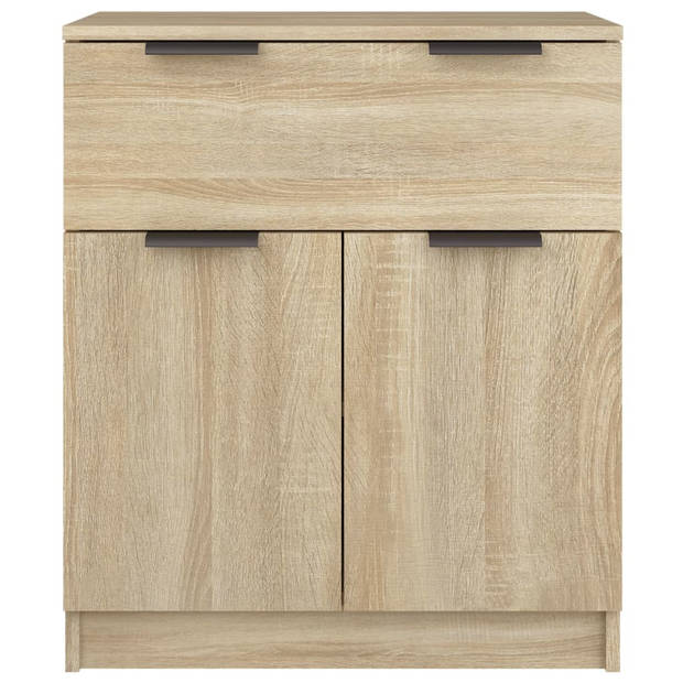 vidaXL Dressoir 60x30x70 cm bewerkt hout sonoma eikenkleurig