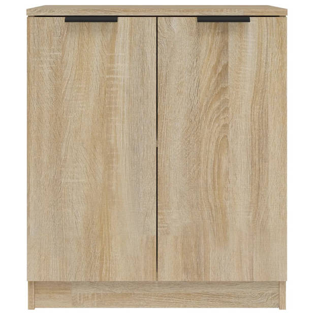 vidaXL Dressoir 60x30x70 cm bewerkt hout sonoma eikenkleurig