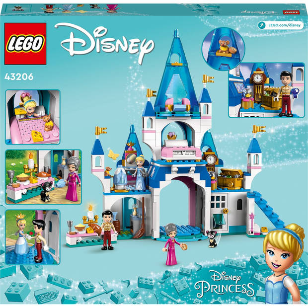 LEGO Disney Princess Het kasteel van Assepoester en de knappe prins - 43206