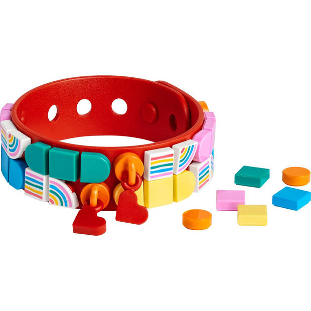 LEGO DOTS Regenboog armband met bedeltjes - 41953