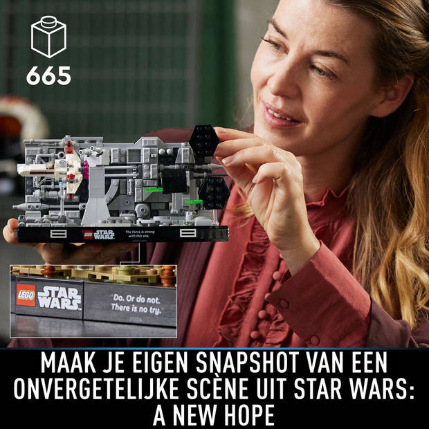 LEGO Star Wars 75329 TM Death Star Trench Run diorama