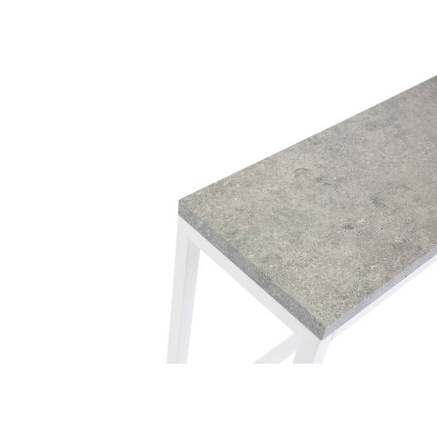 Rise sidetable 30x110 cm beton decor, wit.