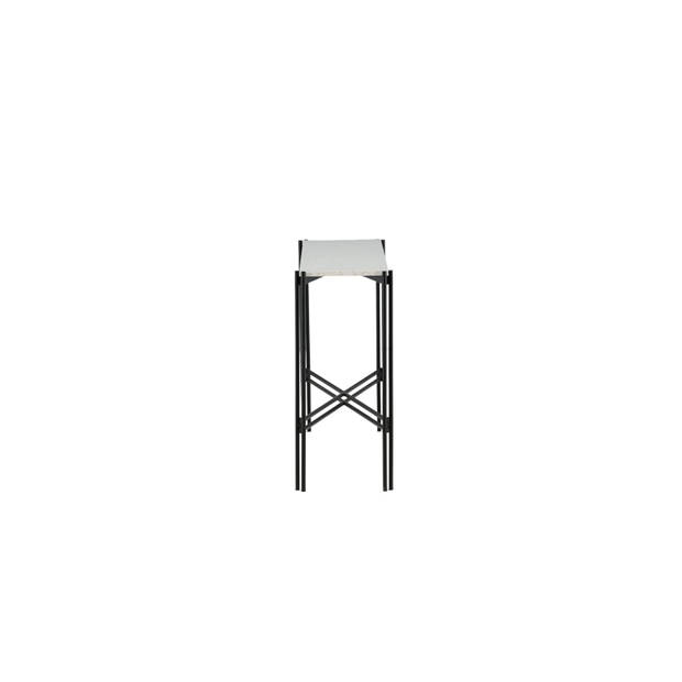 Razzia sidetable 30x110 cm terazzo wit.