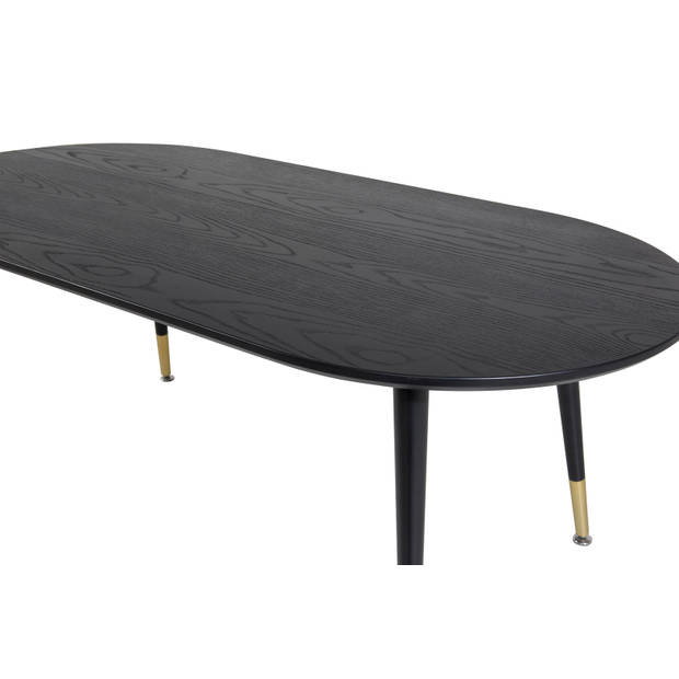 Dipp salontafel 60x120 cm zwart.