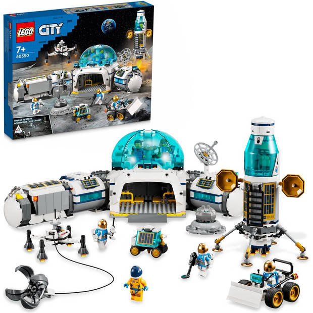 LEGO City Onderzoeksstation op de maanin de ruimte set 60350