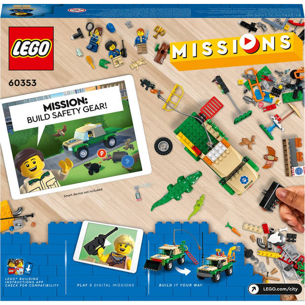 LEGO City Missies Wilde dieren reddingsmissies - 60353