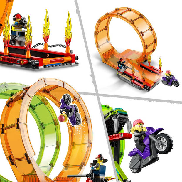 LEGO City Stuntz Dubbele looping stuntarena - 60339