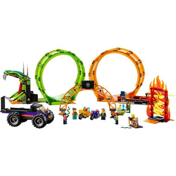 LEGO City Stuntz Dubbele looping stuntarena - 60339