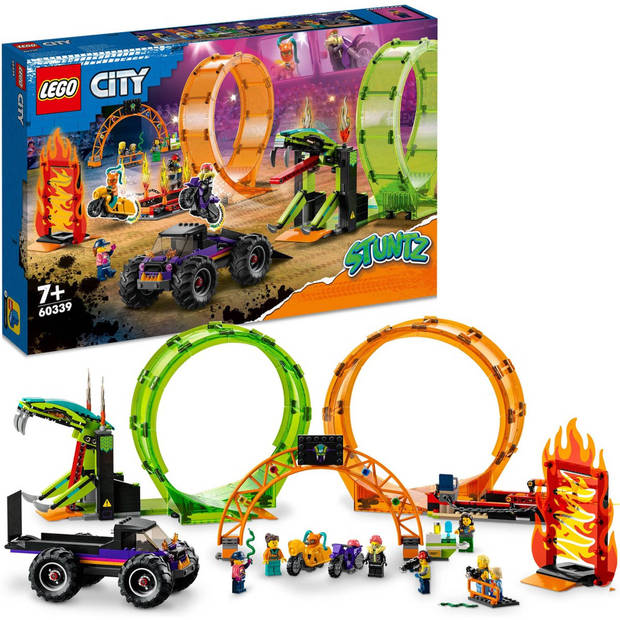 LEGO City Stuntz Dubbele looping stuntarena - 60339