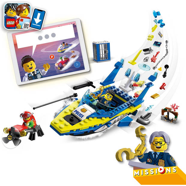 LEGO City Missies Waterpolitie recherchemissies - 60355