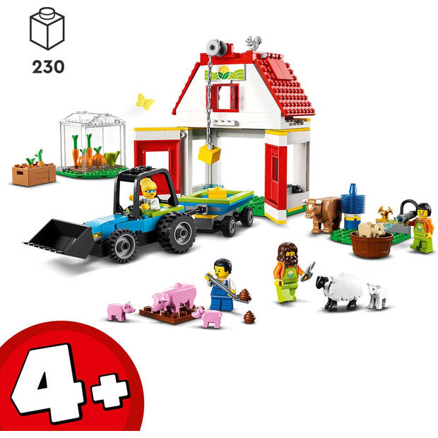 LEGO City 60346 Farm Schuur en boerderijdieren