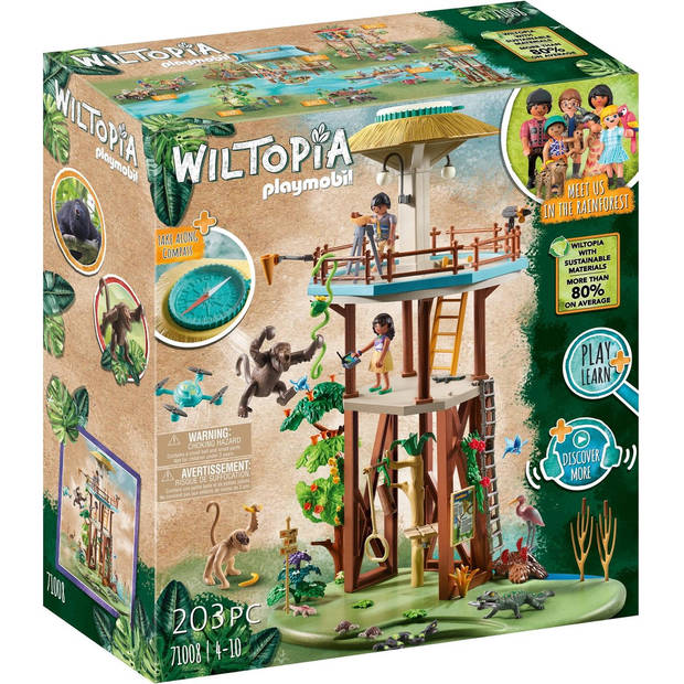 Playmobil Wiltopia - Onderzoeksstation met kompas 71008