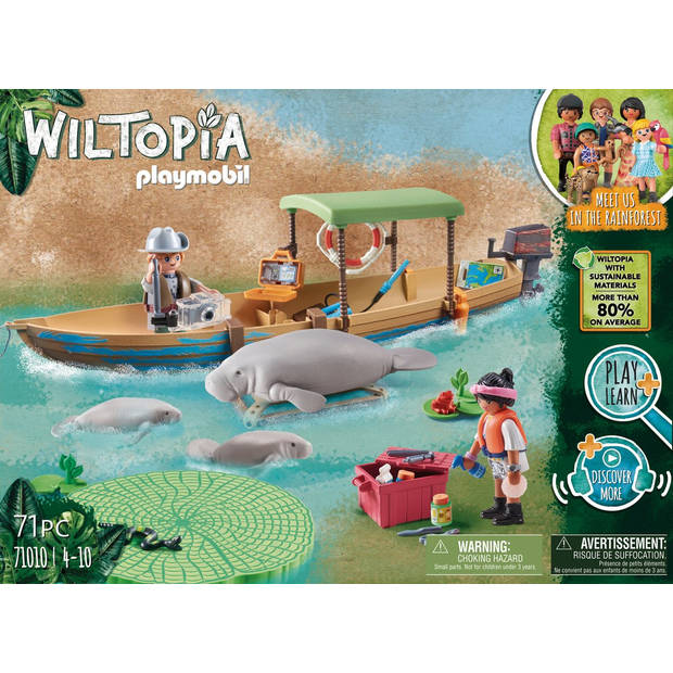 Playmobil Wiltopia - Boottocht naar de zeekoeien 71010