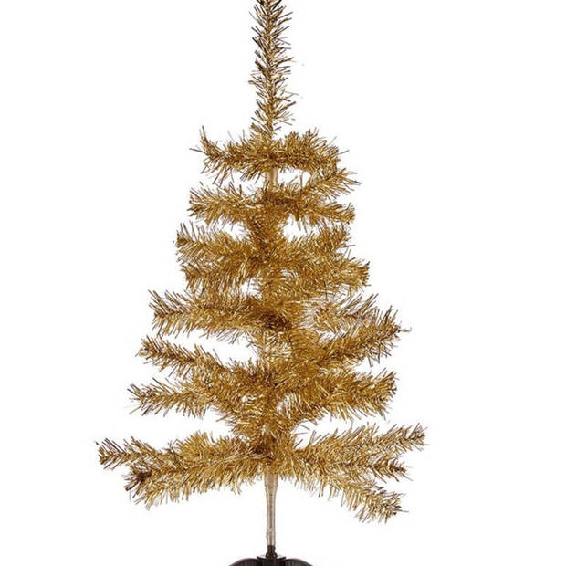 Krist+ kunstboom/kunst kerstboom - klein - brons - 60 cm - Kunstkerstboom