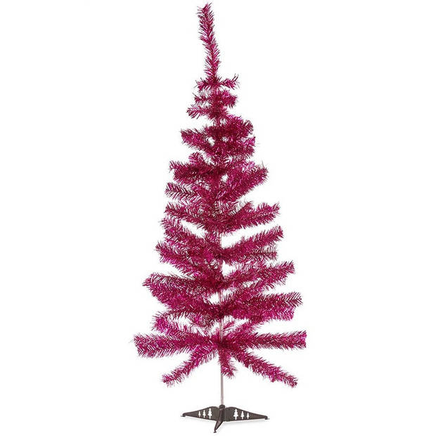 Krist+ Kunst kerstboom - fuchsia roze - 120 cm - Kunstkerstboom