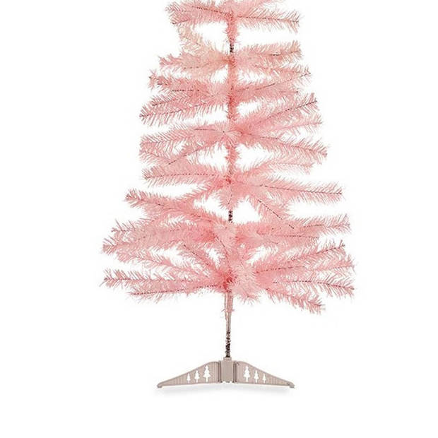 Krist+ kunstboom/kunst kerstboom - lichtroze - 120 cm - Kunstkerstboom