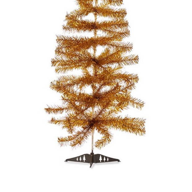 Krist+ Kunst kerstboom - klein - goud - 120 cm - Kunstkerstboom