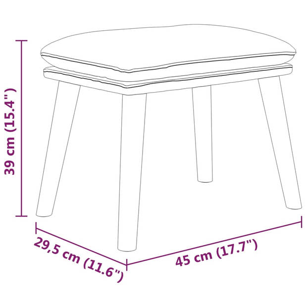 The Living Store Relaxstoel Massief Rubberwood Mosterdgeel 70x77x94cm - Duurzaam - Comfortabel