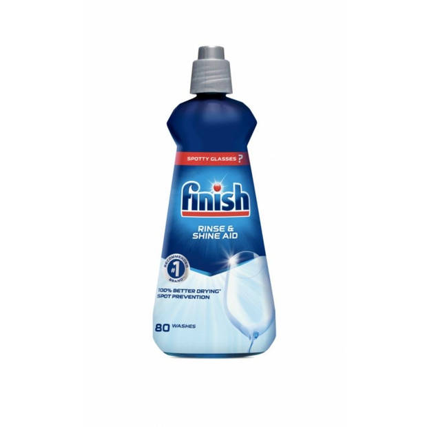 Finish Glansspoelmiddel - 400 ml - Voor glans + bescherming - 6 stuks - Voordeelverpakking