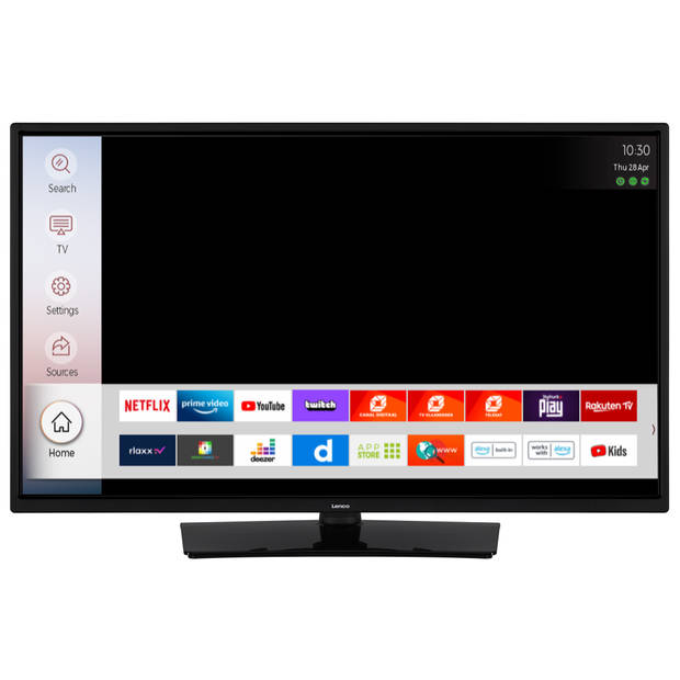 32" Smart TV met ingebouwde DVD speler Lenco Zwart