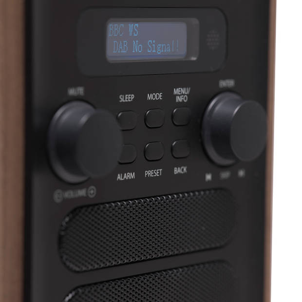 Denver DAB Radio - Retro Radio - Bluetooth - DAB+/ FM Radio - DAB48G