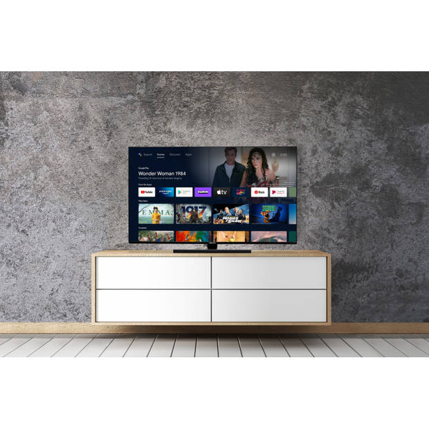 Medion X14356 - Android Smart TV - 108 cm - 43 inch - 4K QLED - Europees model