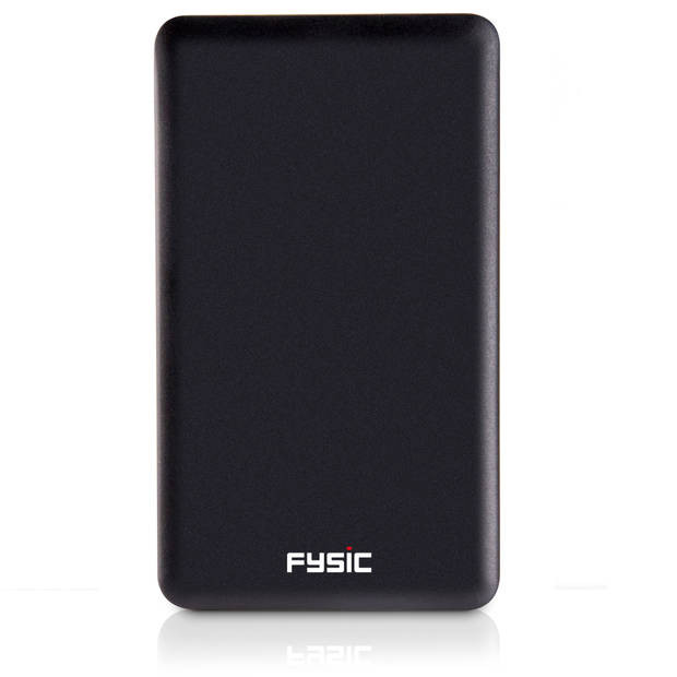 Universele powerbank 4.000mAh Fysic Zwart