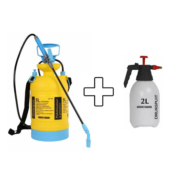 HomGar - COMBIDEAL Drukspuit 5 L Vernevelaar Handsproeier Nevelspuit Plantspuit