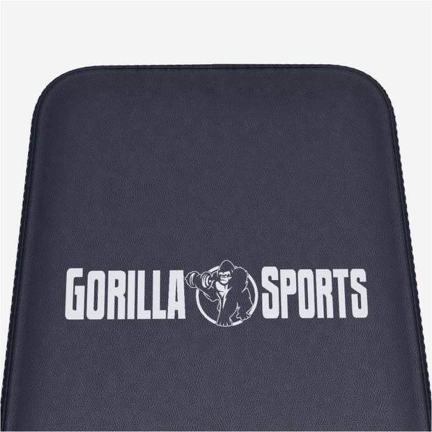 Gorilla Sports Professionele Halterbank - Fitnessbank - Verstelbaar - Max. 400 kg