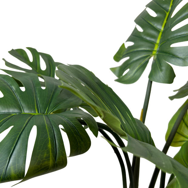 Kopu® Kunstplant Split Philodendron 105 cm - Extra vol met 42 bladeren