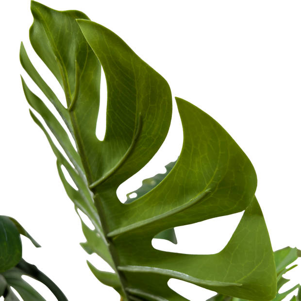 Kopu® Kunstplant Split Philodendron 105 cm - Extra vol met 42 bladeren