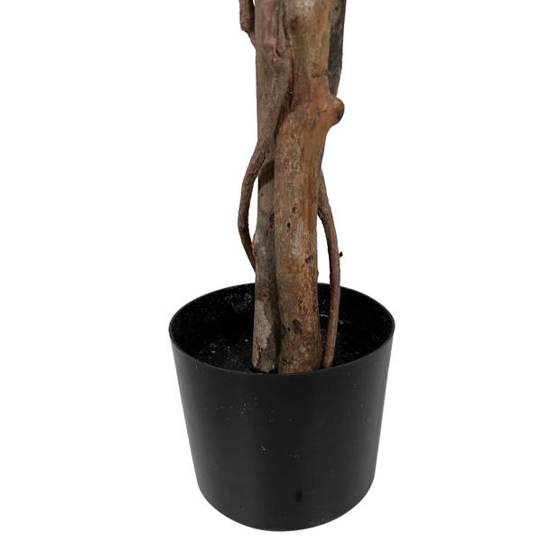 Kopu® Kunstplant Ficus Benjamina 120 cm in zwarte pot - 1260 bladeren