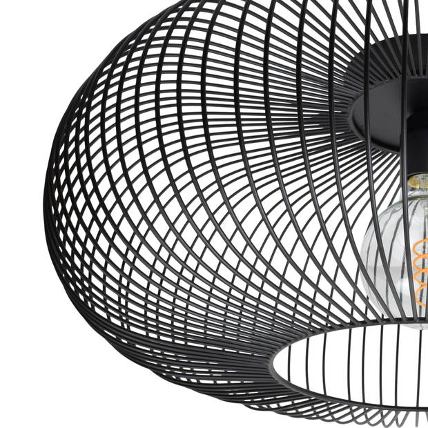 Urban Interiors Meya plafondlamp XL – Metaal – Zwart – Ø50