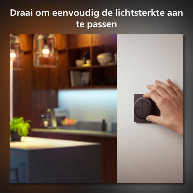 Philips Hue schakelaar/dimmer Tap dial Switch (Zwart)