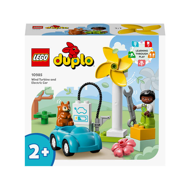 Lego Duplo town windmolen en elektrische auto 10985