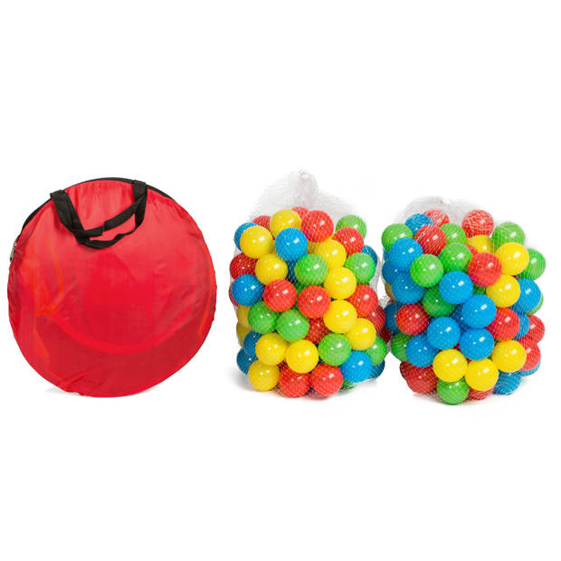 tectake® - Kindertent speelhuis speeltent ballenbak 200 ballen - 400729