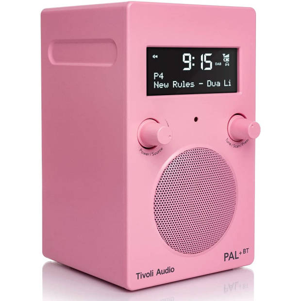 Tivoli draagbare radio - PAL - BT - roze