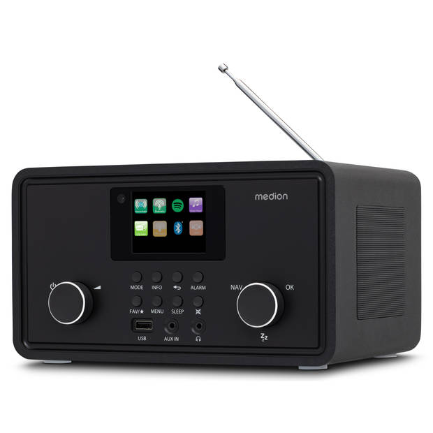 LIFE® P85027 Stereo internet radio 7,1 cm (2,8 inch) TFT-scherm