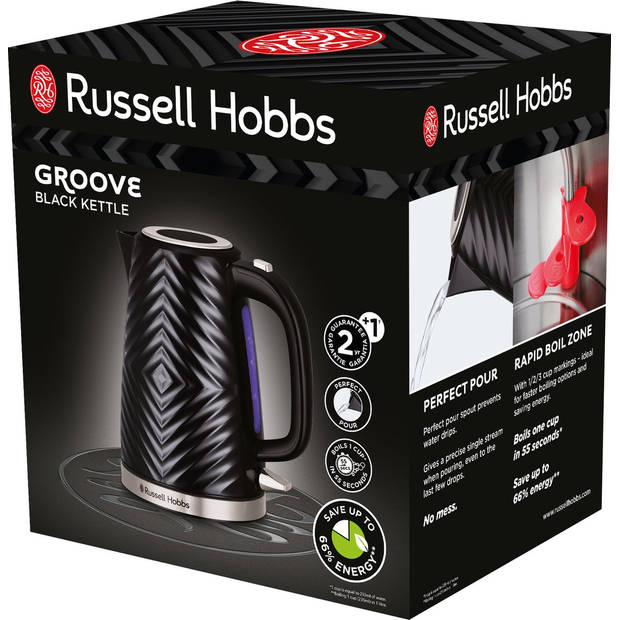 Russell Hobbs waterkoker Groove (Zwart)