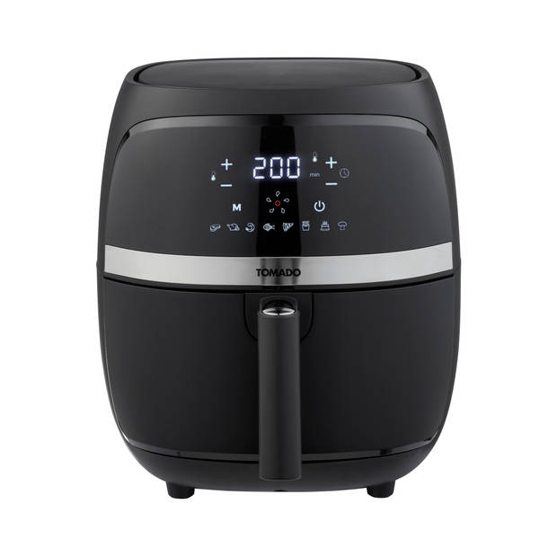 Tomado TAF3202B - Airfryer - Heteluchtfriteuse - 3,2 liter inhoud - Digitaal display - 500 gr friet - Zwart