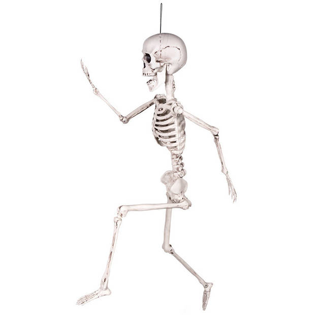 Hangende horror decoratie skelet 60 cm - Halloween poppen