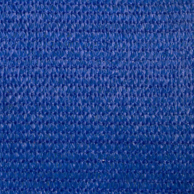 vidaXL Zonnezeil 160 g/m² 2x2 m HDPE blauw