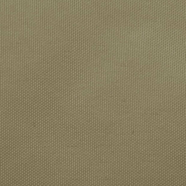 vidaXL Zonnescherm trapezium 4/5x4 m oxford stof beige